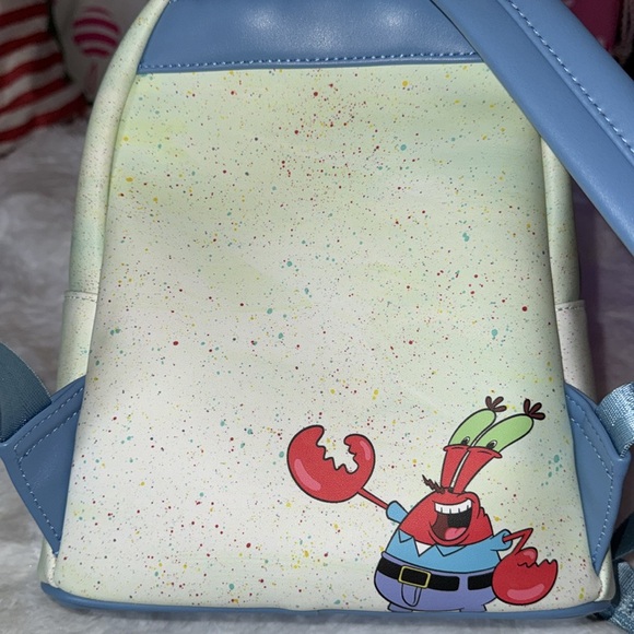NWOT SpongeBob Loungefly mini backpack - Picture 3 of 6